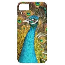 Caso de IPhone del pavo real iPhone 5 Protector