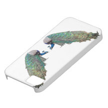 Caso del iPhone 5 de los pájaros del pavo real iPhone 5 Case-Mate Protector