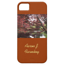 Caso del iPhone 5 del arce japonés iPhone 5 Case-Mate Protector