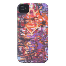Caso multicolor del iPhone 4 de la pintada iPhone 4 Carcasas