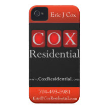 Caso residencial del iPhone de $cox iPhone 4 Case-Mate Protectores