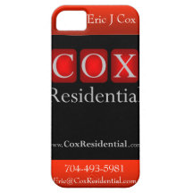 Caso residencial del iPhone de $cox iPhone 5 Case-Mate Funda