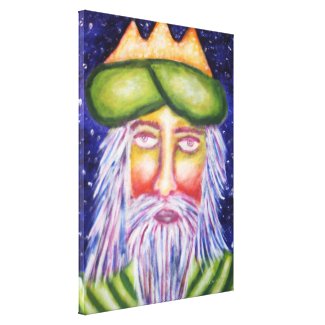 Caspar (Three Kings) Holiday Art Canvas Prints