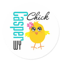 Casper WY Chick stickers