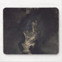 Casquets Lighthouse, 1866 Mousepads