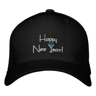 Casquillo bordado de la Feliz Año Nuevo Gorra Bordada Casquillo bordado de la Feliz Año Nuevo Gorra Bordada