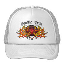 Casquillo de la tribu de Graffic Gorros Bordados