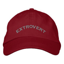 Casquillo extroverso gorra de béisbol bordada
