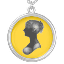 Cassandra Austen's Silhouette Personalized Necklace