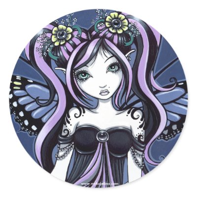 Cassandra Flower Fairy Stickers by mykajelina