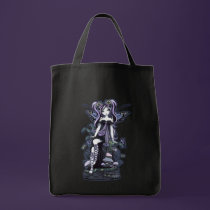 "Cassandra" Violet Blue Butterfly Fairy Art bags