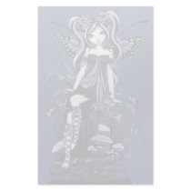 "Cassandra" Violet Butterfly Fairy Art Stationery by mykajelina "Cassandra" Violet Butterfly Fairy Art Stationery