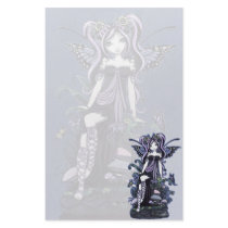 "Cassandra" Violet Butterfly Fairy Art Stationery