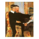 Cassat's Portrait; Father & Son posters by MasterpieceCafe Cassat's Portrait; Father & Son posters