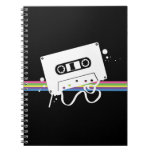 Cassette Graffiti (On black) Note Book