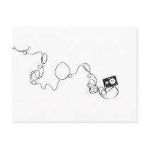 Cassette postcards by motifgraphique Cassette postcards