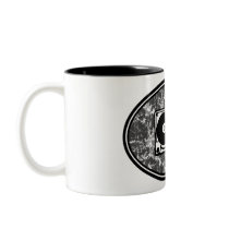 Cassette Tape Black & White mugs