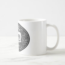 Cassette Tape Black & White Mug