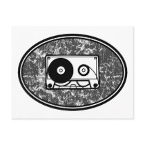 Cassette Tape Black & White postcards by atomic50s Cassette Tape Black & White postcards