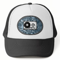 Cassette Tape Blue hats by atomic50s Cassette Tape Blue hats