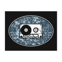Cassette Tape Blue postcards by atomic50s Cassette Tape Blue postcards