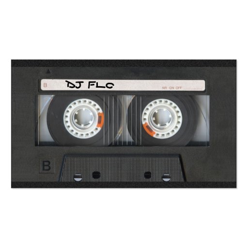 Cassette Tape Business Cards for DJ's