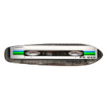 Cassette Tape Green Skateboard Oldschool