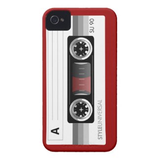 Cassette tape label gray iPhone 4s iPhone 4 Cases