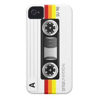 Cassette tape label iPhone 4 case