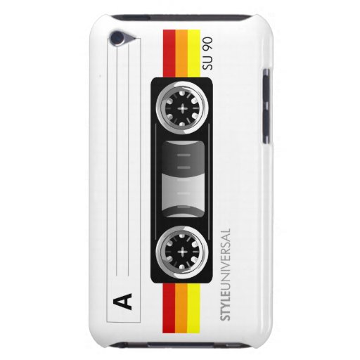 Cassette tape label iPod Touch case