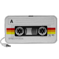 Cassette tape label speakers speakers