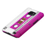 Cassette tape pink galaxy SII case