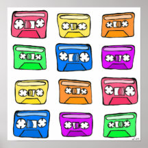 Cassette Tape - Poster