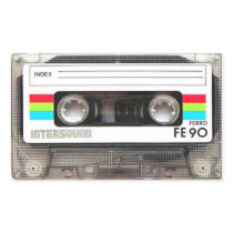 Cassette Tape Rectangular Stickers