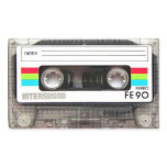 Cassette Tape Rectangular Stickers