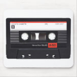 Cassette Tape Red Mouse Pad mousepads