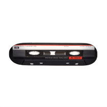 Cassette Tape Red Skateboard Mini