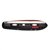 Cassette Tape Red Skateboard Oldschool