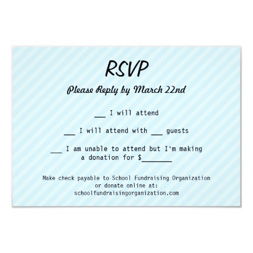 free rsvp template