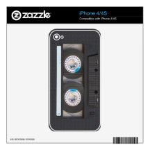 Cassette Tape Skins For iPhone 4S