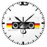 Cassette tape wall clock