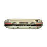 Cassette Tape White Skateboard Mini