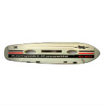 Cassette Tape White Skateboard Oldschool