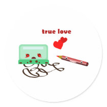 cassettes love stickers