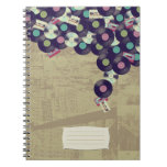 Cassettes, records, and Cds Notebook