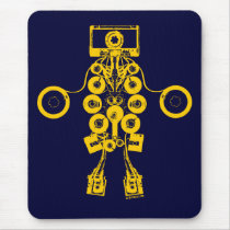 Cassettes Robot Mousepad mousepads