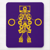 Cassettes Robot Mousepad mousepads