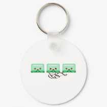 cassettes trouble keychains