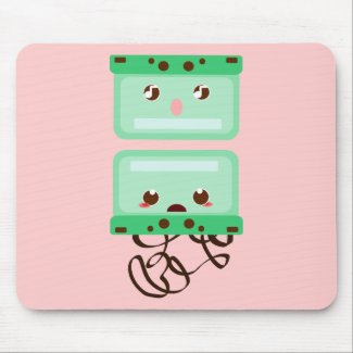 cassettes trouble mousepad