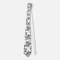 "Cassettes unwound" ties